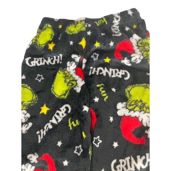 Dr. Seuss The Grinch Kids Fleece Pajama Pants Size 4 Polyester Black - Picture 8 of 8